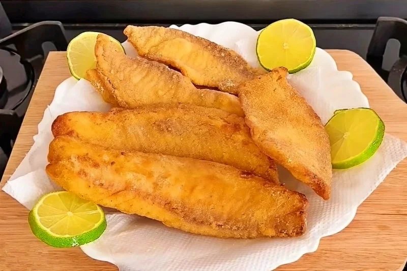Peixe Frito Simples