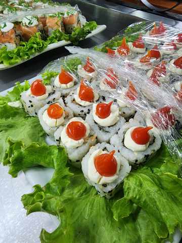 Uramaki de Tomate-Cereja